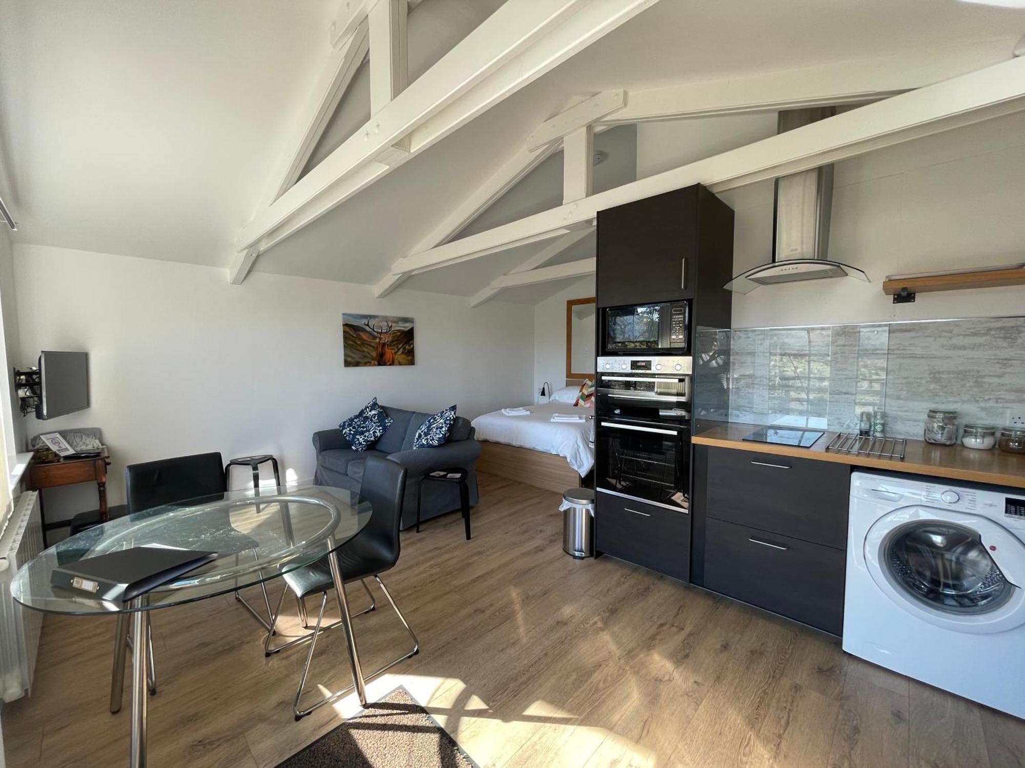 Spacious Lodge With King Sized Bed Inveraray Exteriör bild